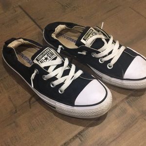 Black converse slip on